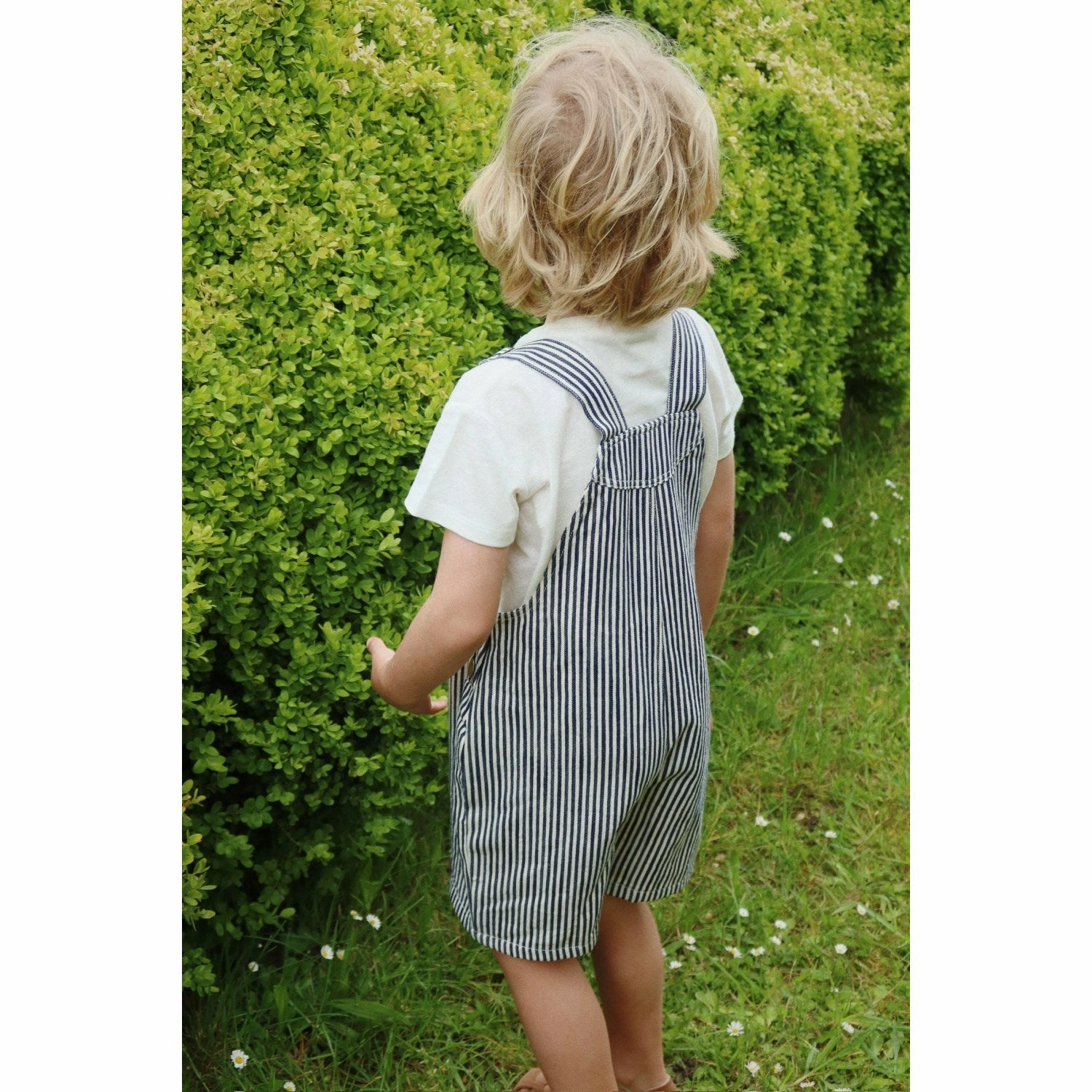 SnagFreeFabric Konges Sl?jd Naval Stripe Fender Overalls Gots