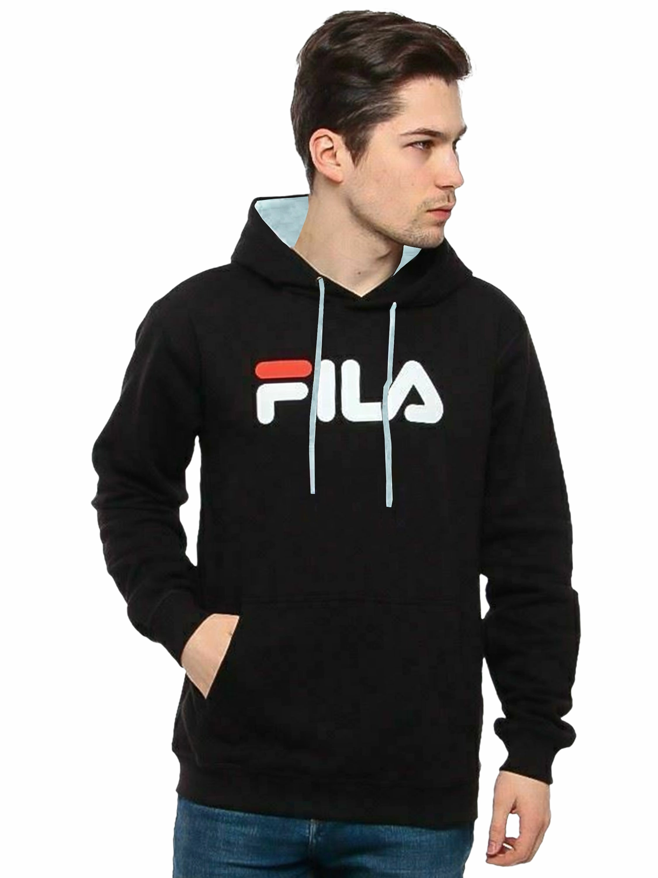 Velvet Touch Outdoor Wear Fila | Mens Pullover Hoodie