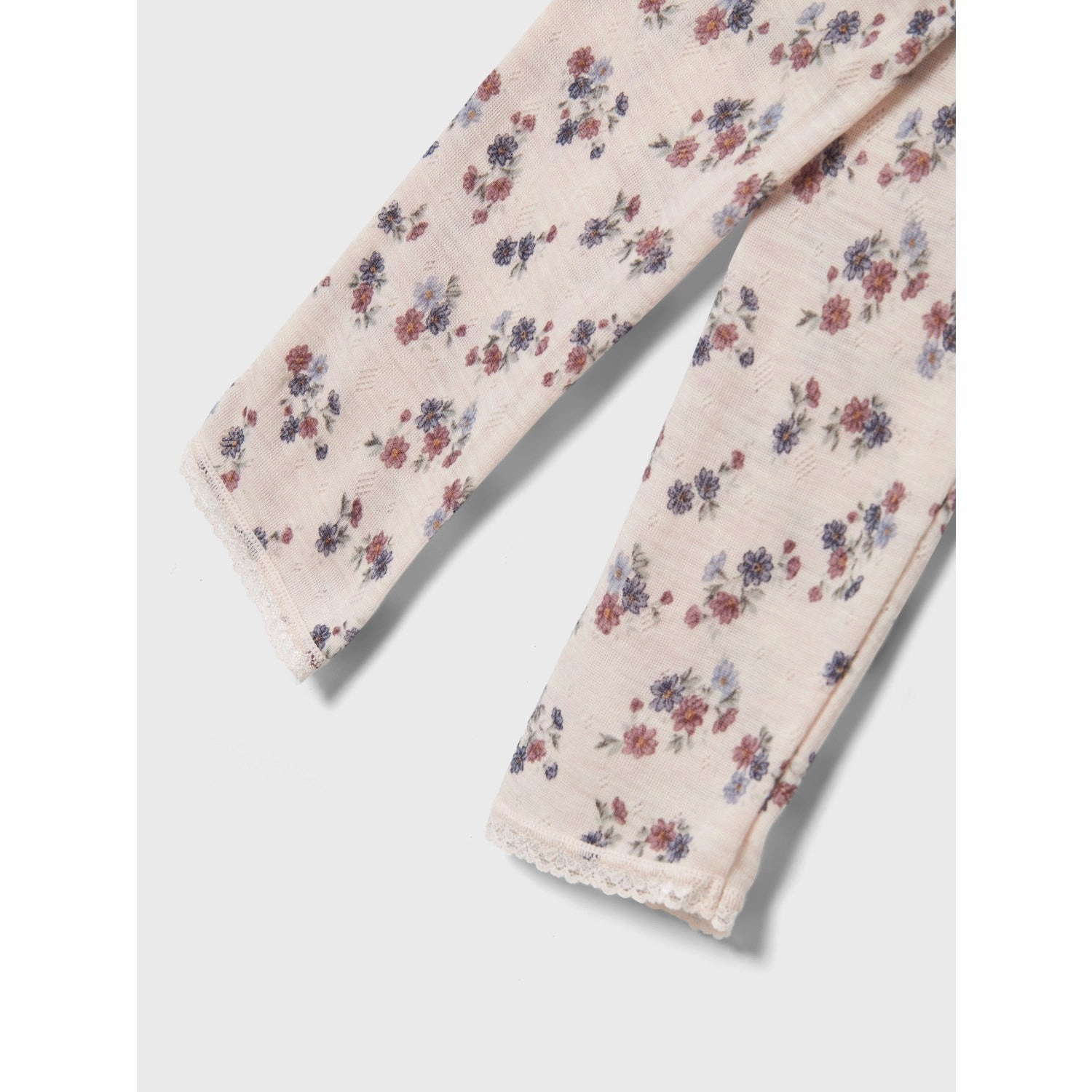 Name It Lilac Ash Wang Wool Needle Legging Ultra Soft Material shape fit