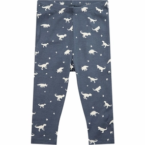 Sofie Schnoor Blue Leggings For Teens Stretch Fit Unisex Style Dance Practice