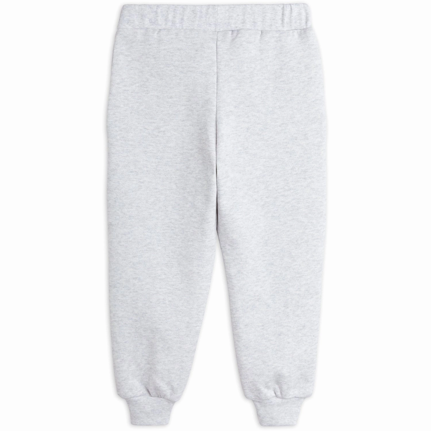 Stylish Mini Rodini Grey Melange Dog Emb Sweatpants