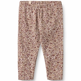 Smart Comfort Clean Style Wheat Grey Rose Flowers Jules Jersey Leggings