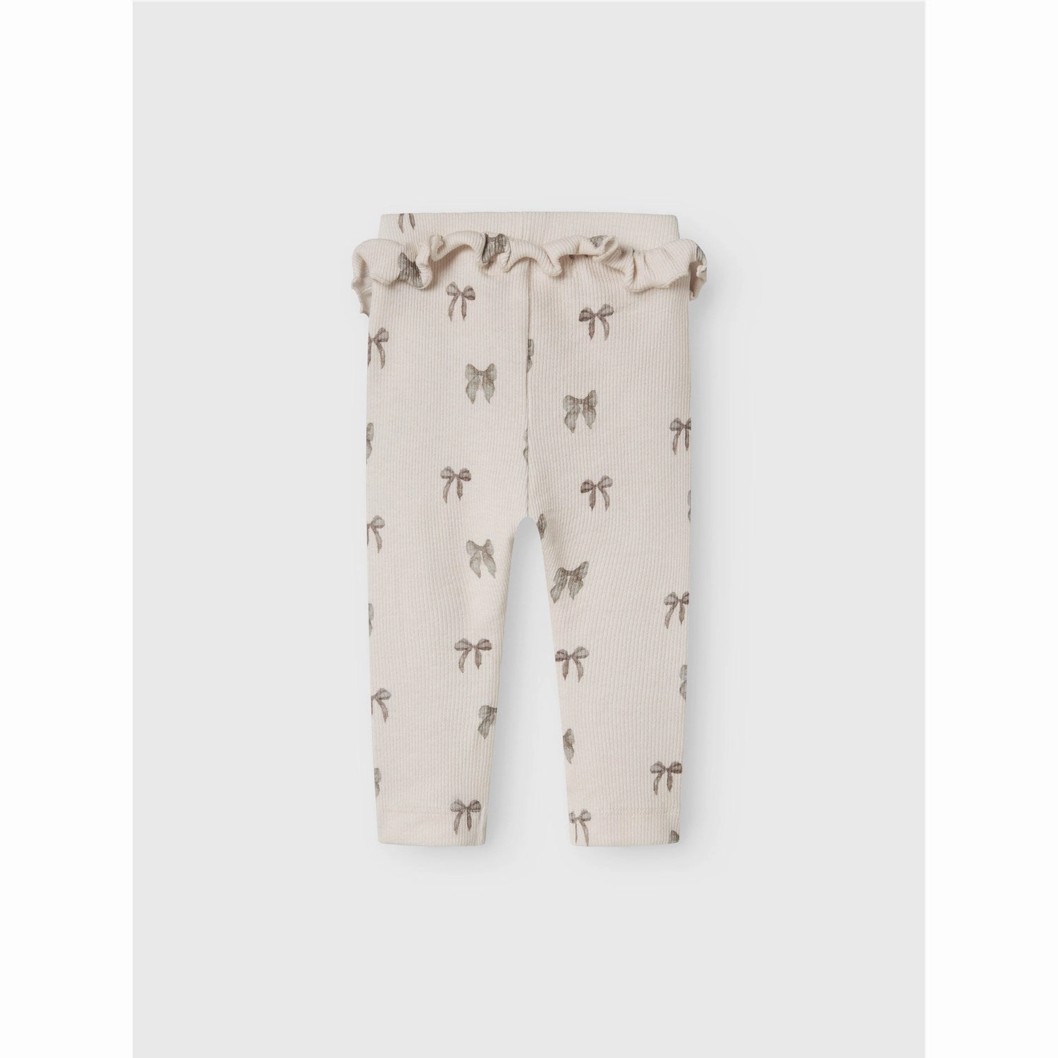 Lil'Atelier Silver Peony Bow Nbfgavo Efi Slim Leggings Lil Noos Travel Outfit Trend Seeker Casual Look