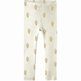 Lil'Atelier Turtledove Ice Cream Gavo Slim Leggings Buttery Soft Mountain Hike Body Shaping
