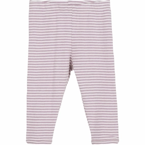 Clean Lines Serendipity Lilac/Offwhite Leggings Stripe