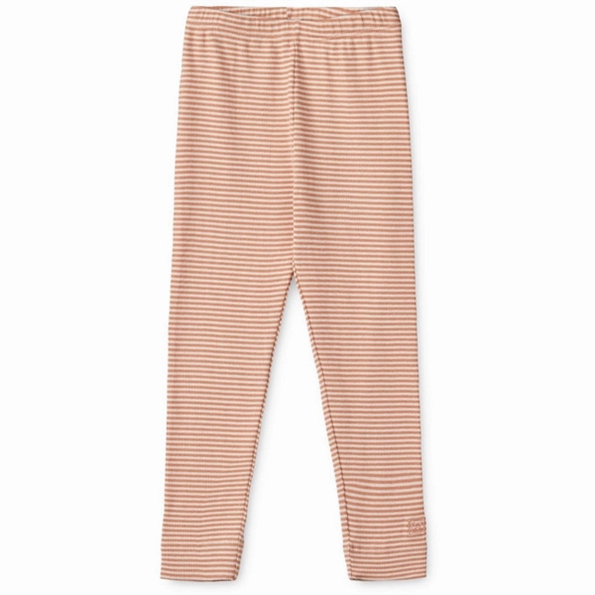 Liewood Y/D Stripe Tuscany Rose/Sandy Marien Stripe Rib Leggings Dance Practice Lightweight Material