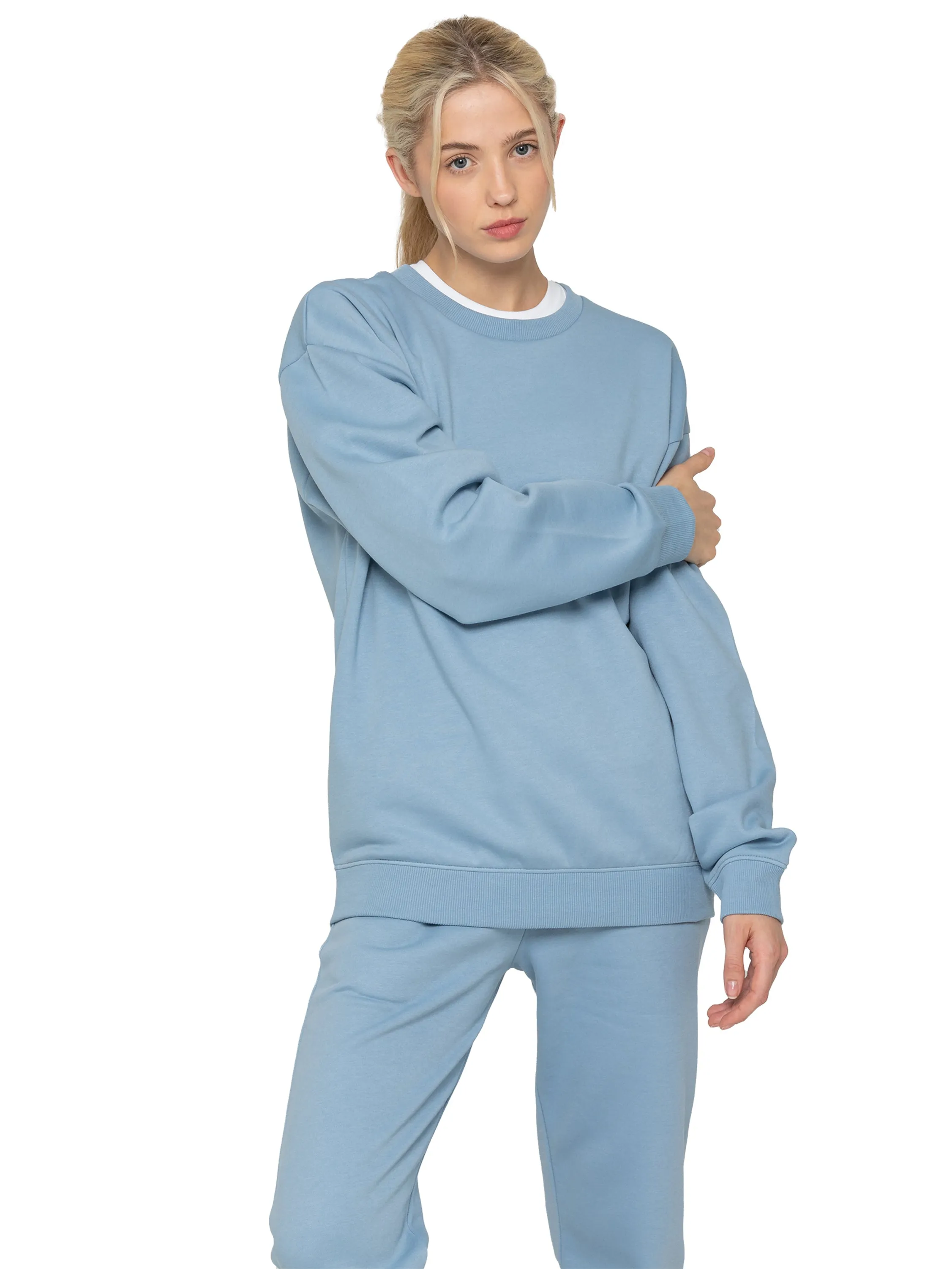 Enzo | Womens Oversized Sweatshirt Athletic Apparel Street Style