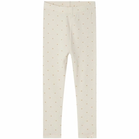 Fitness wear Summer Wear Minimalist Style Lil'Atelier Turtledove Heart Gago Slim Leggings Noos