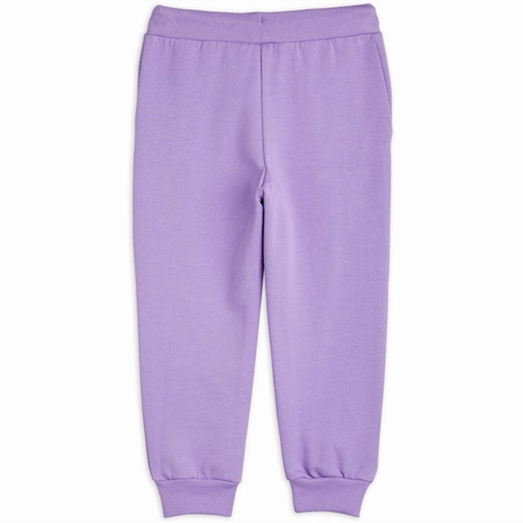 Mini Rodini Strawberries Emb Sweatpants Purple manicure Toddler clothing
