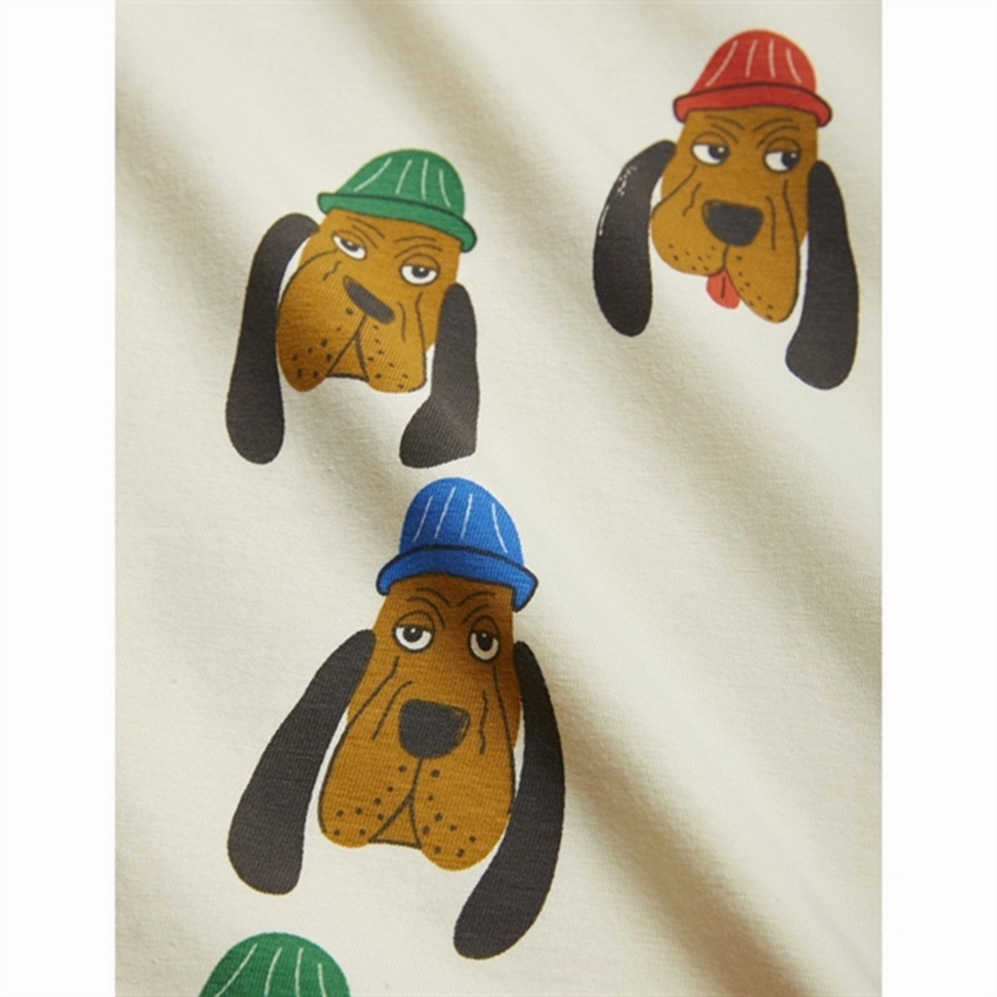 Mini Rodini Bloodhound Aop Leggings Offwhite Minimalist Style Dance Practice Minimalist Design