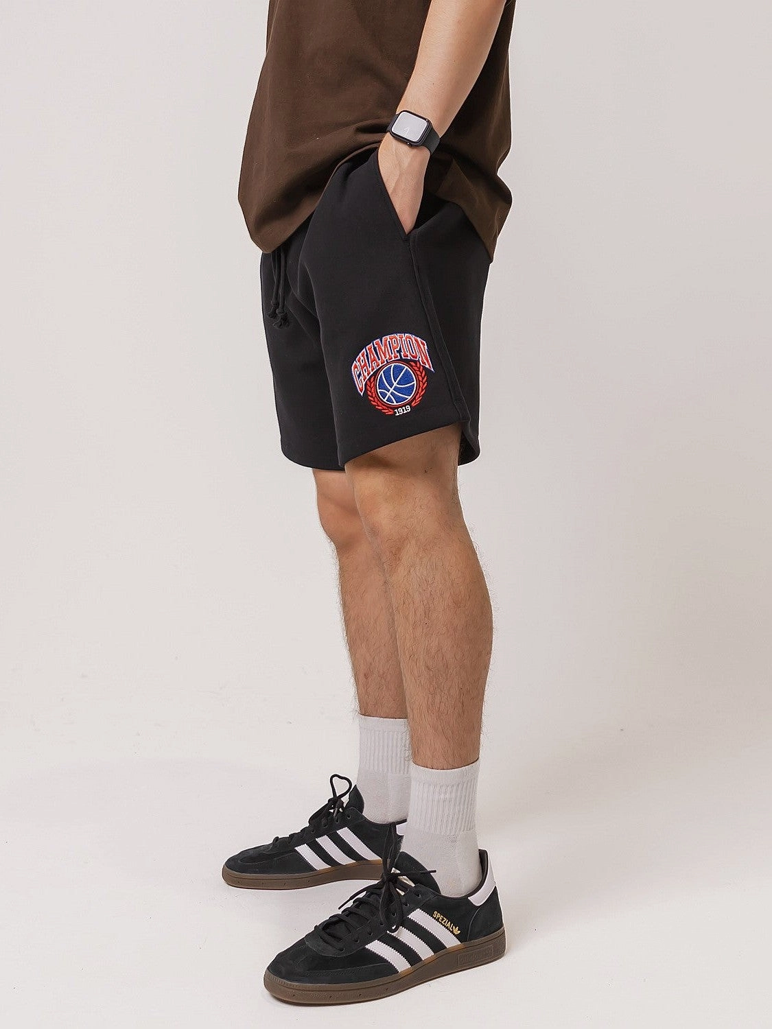 Versatile Piece High Durability Weave Reverse Weave Field Basketball Shorts