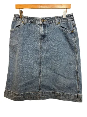Christopher & Banks Blue Denim Skirt (Size XL) Fresh Look anti slip grip