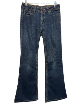 Indoor Comfort Light Fit Jordache Women's Flared Blue Jeans (30x29)