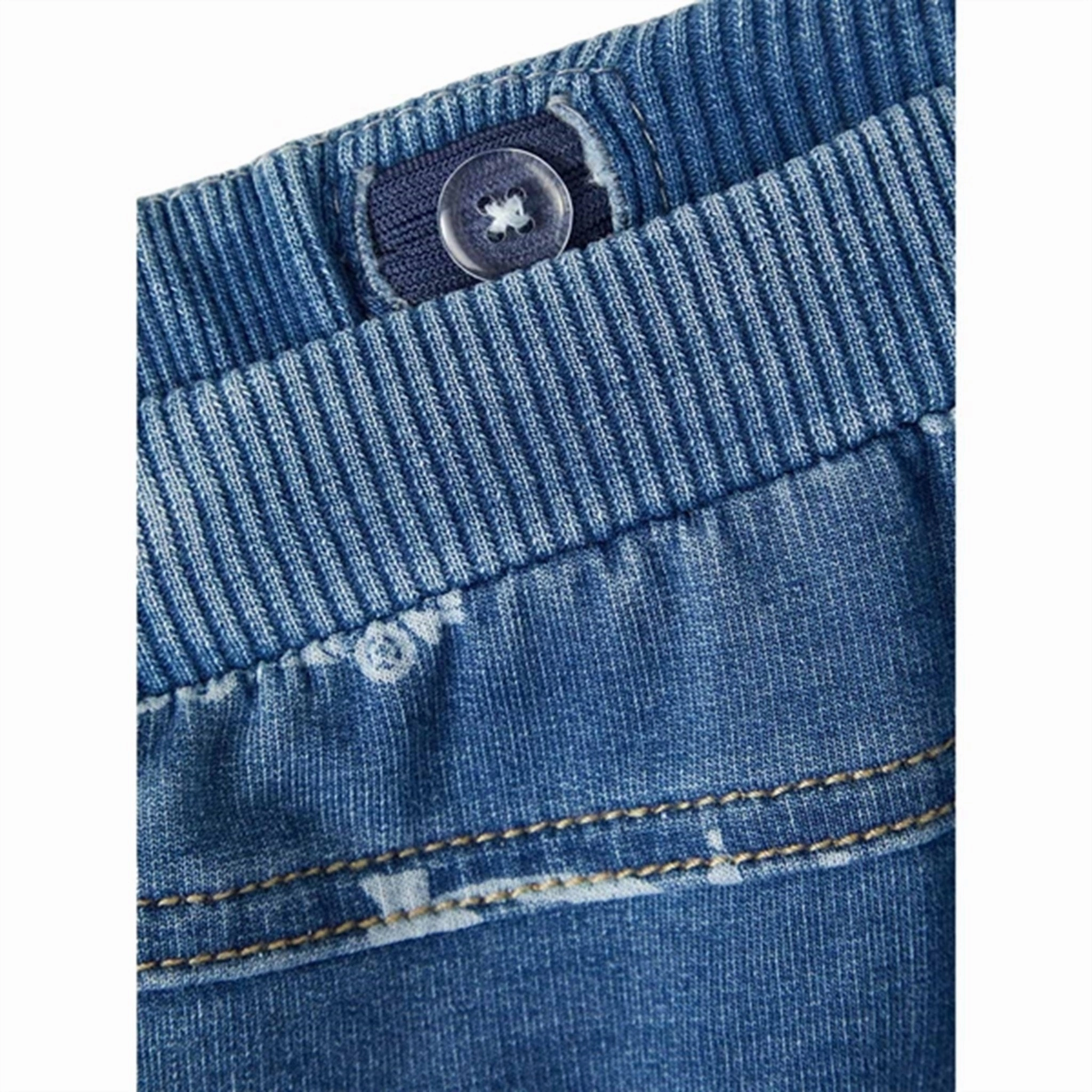 Friction Reducing Lining Keychain Name it Medium Blue Denim Ben Baggy Denim Sweatpants