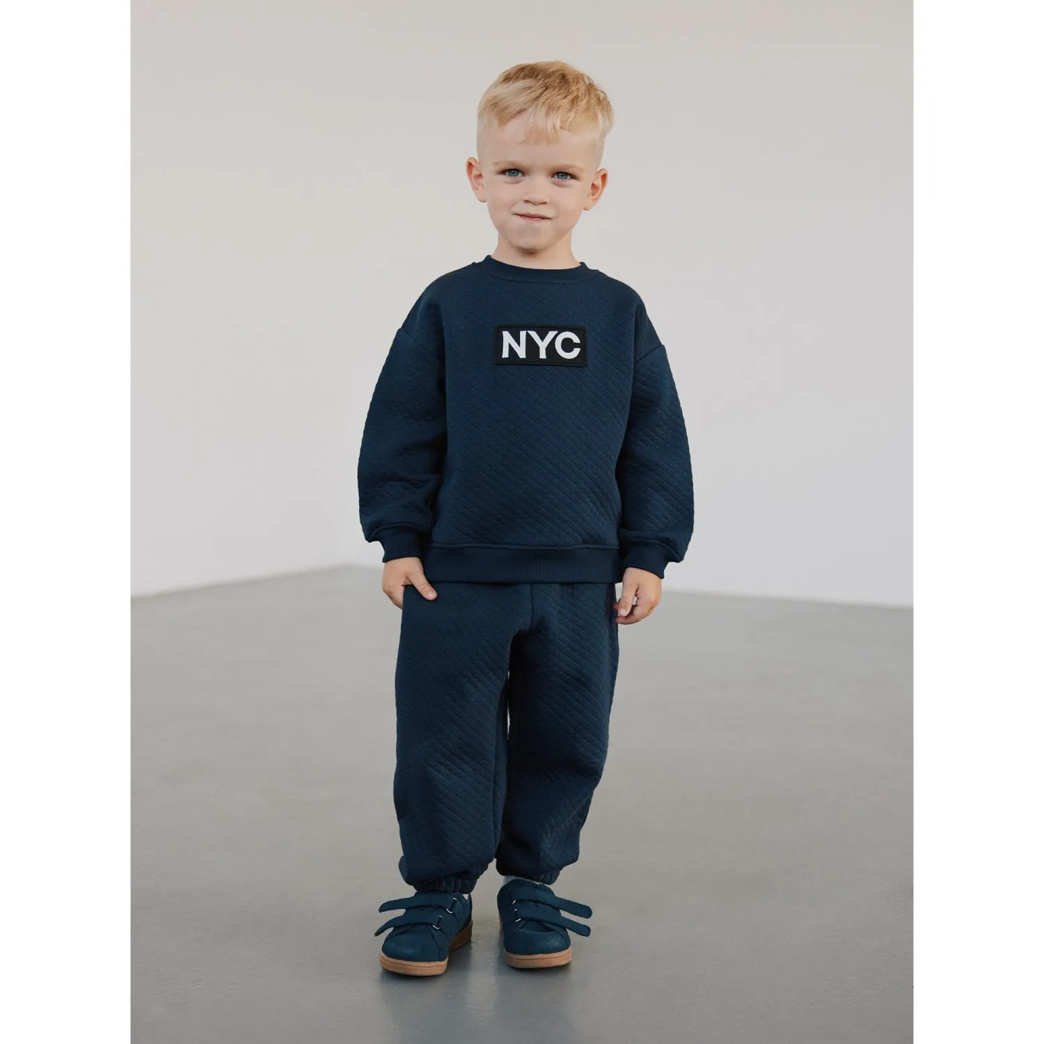 MultiPocket Design runway Sofie Schnoor Dark Blue Sweatpants