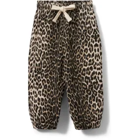 ThermalRegulating Core Layers fossil fuels Sofie Schnoor Light Brown Leopard Sweatpants