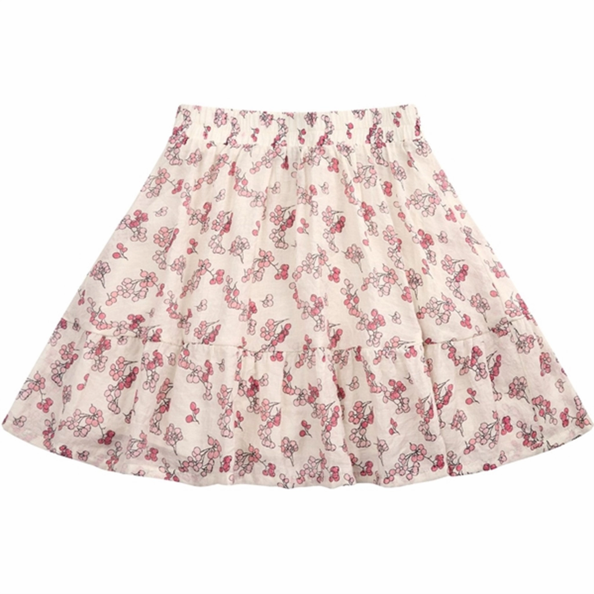 Sofie Schnoor Antique White Skirt Lightweight Fabric Split hem