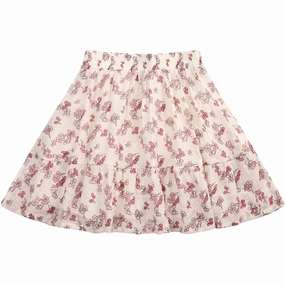 Sofie Schnoor Antique White Skirt Lightweight Fabric Split hem