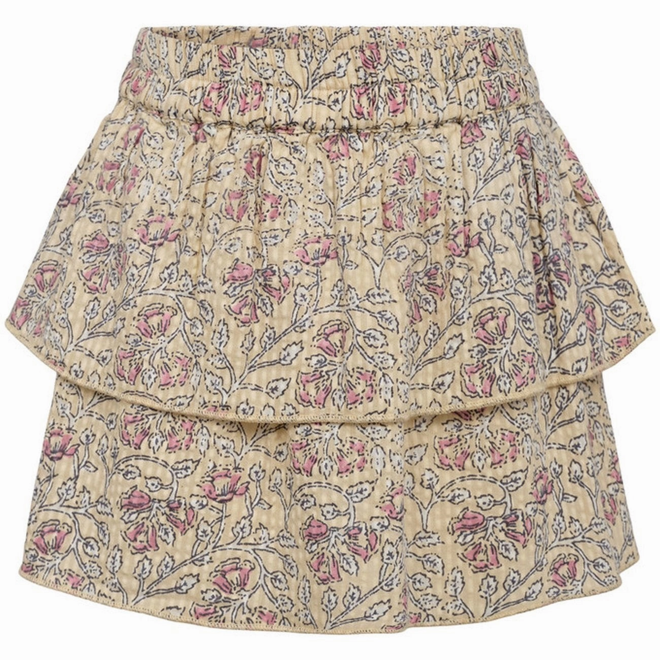 Sofie Schnoor AOP Flower Skirt Layered Design Luxury Feel