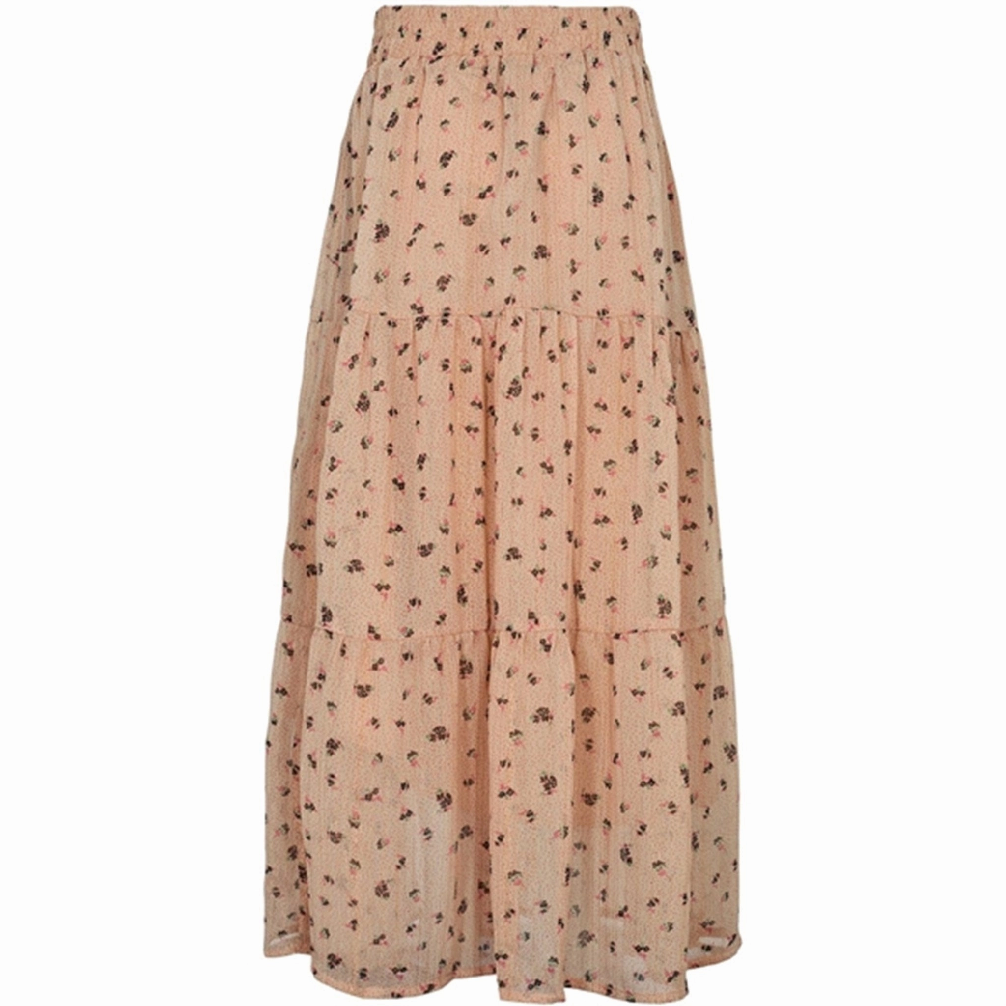 Sofie Schnoor Beige Skirt Durable Stitching Twist Front Design