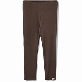 Sofie Schnoor Chocolate Brown Leggings UltraSoft Lining Friction Resistant Zone