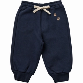 Sofie Schnoor Dark Blue Sweatpants Zippered Pockets