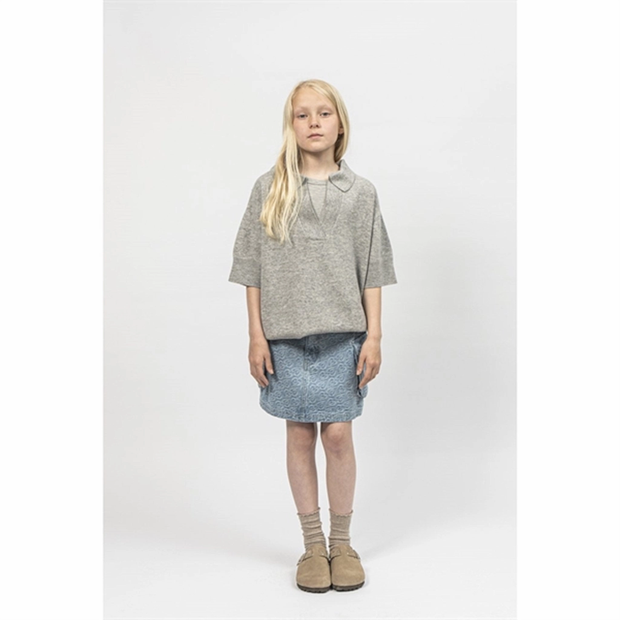 Sleek Styling Sofie Schnoor Denim Blue Skirt