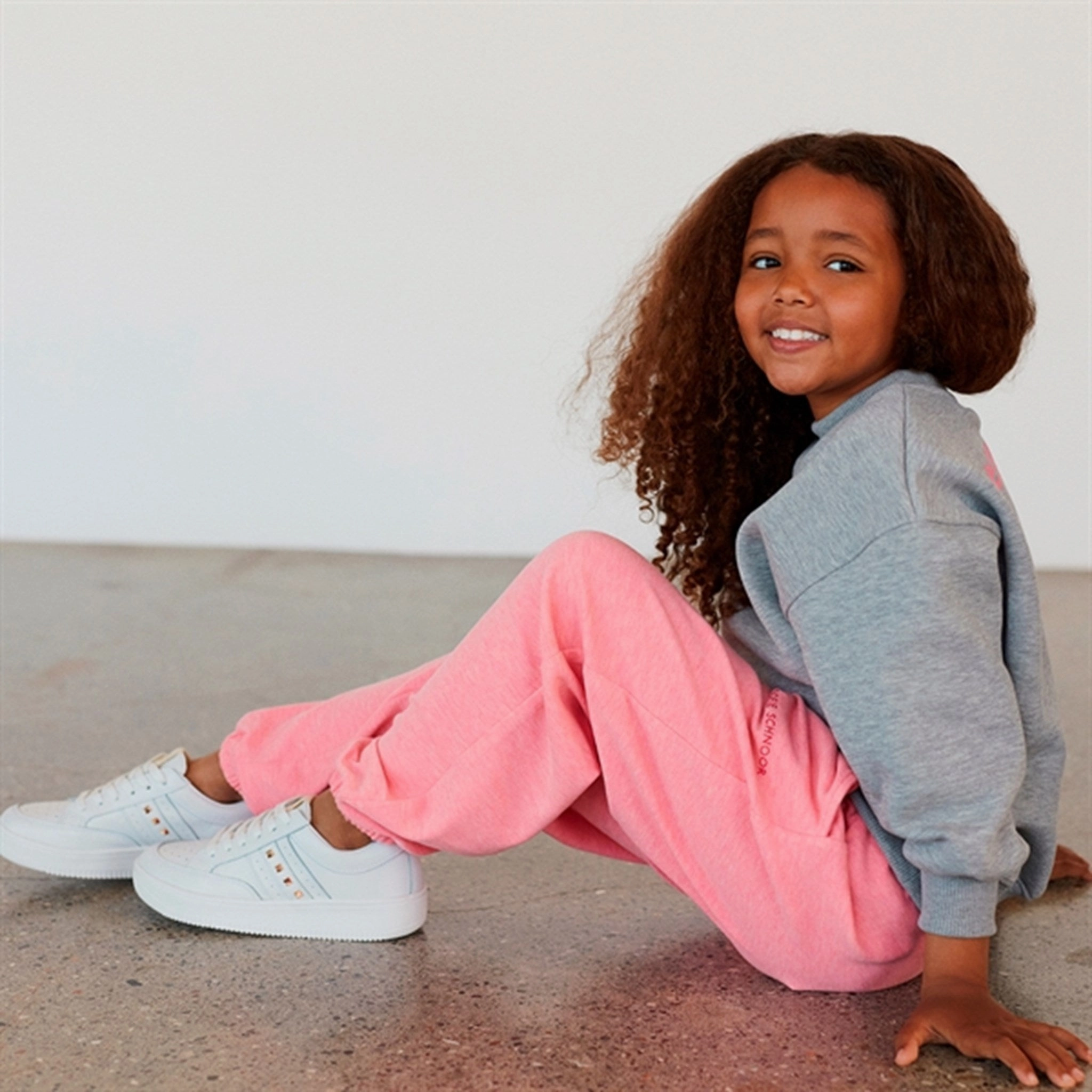 NonBinding Elastic Edging Sofie Schnoor Light Pink Sweatpants