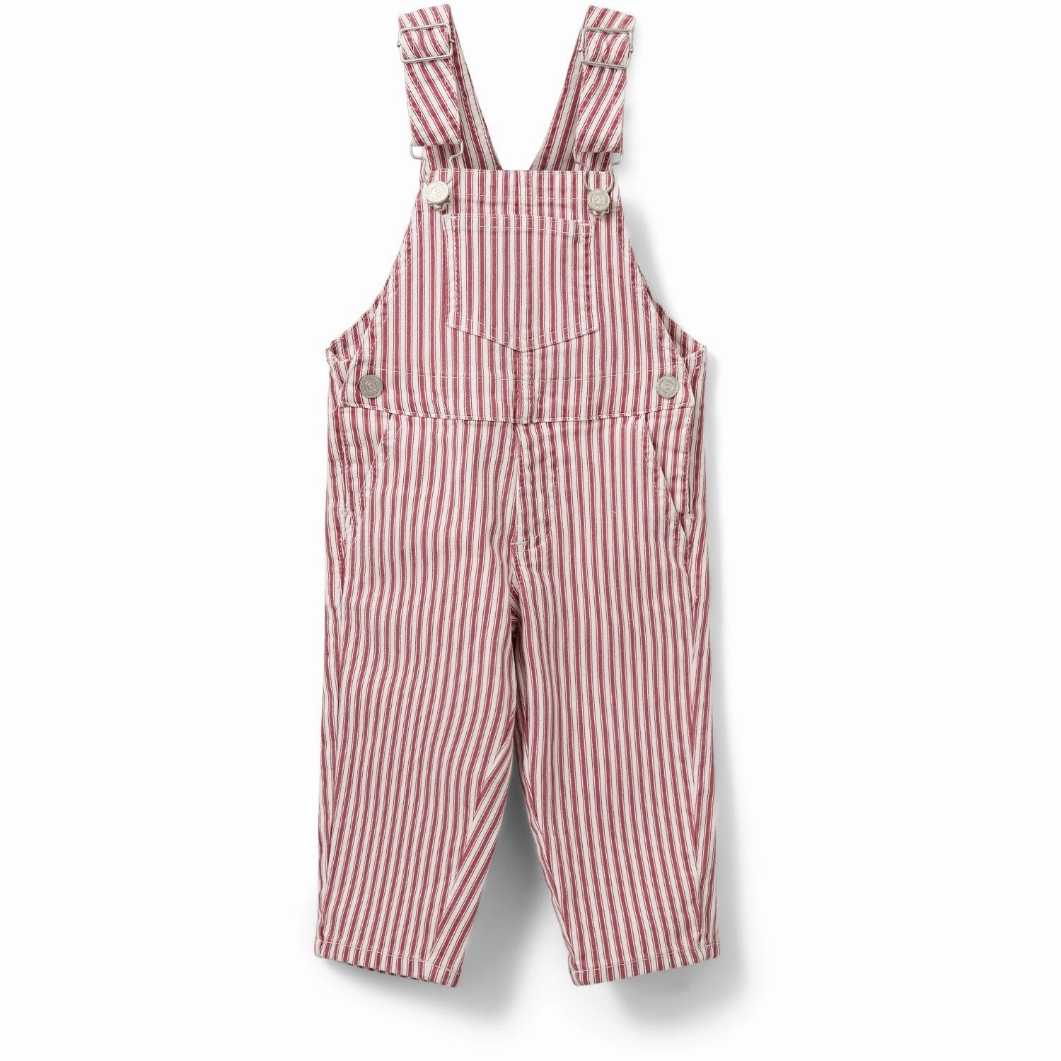 No Gap Waist Flattering Comfort Sofie Schnoor Red Striped Overalls