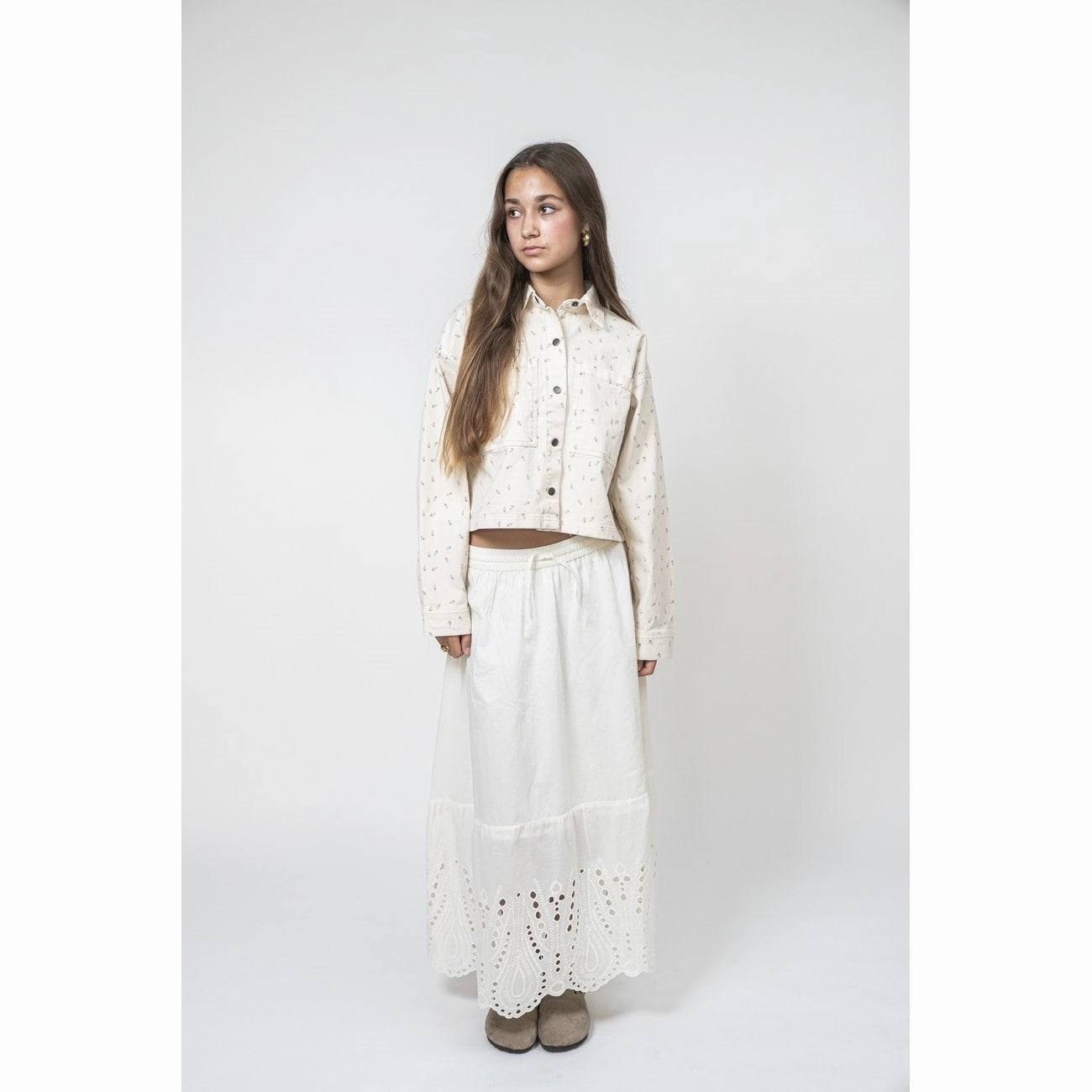 Sofie Schnoor Snow White Skirt Daily Fashion Flexible Knit