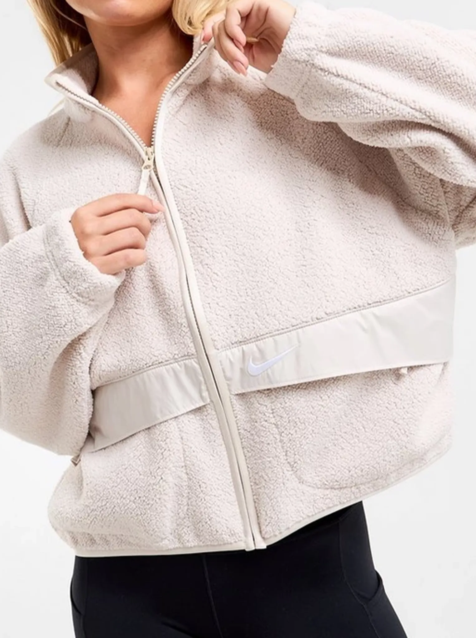 Manufacture slim Sportswear Sherpa Jacket