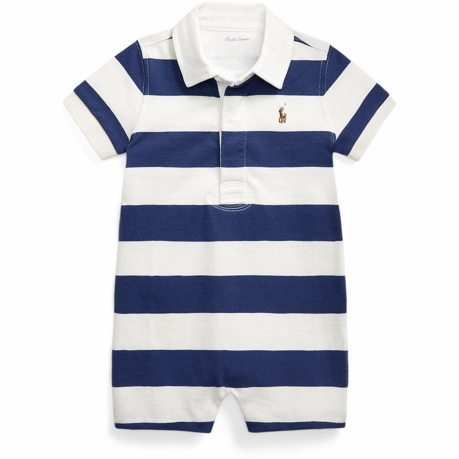 Beach essential Smart Outdoor Ralph Lauren Baby Light Navy Mult Rugby Shortall