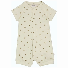 Luxury Neutral Dance Trendy Wheat Clam Bumblebee Zappa Romper