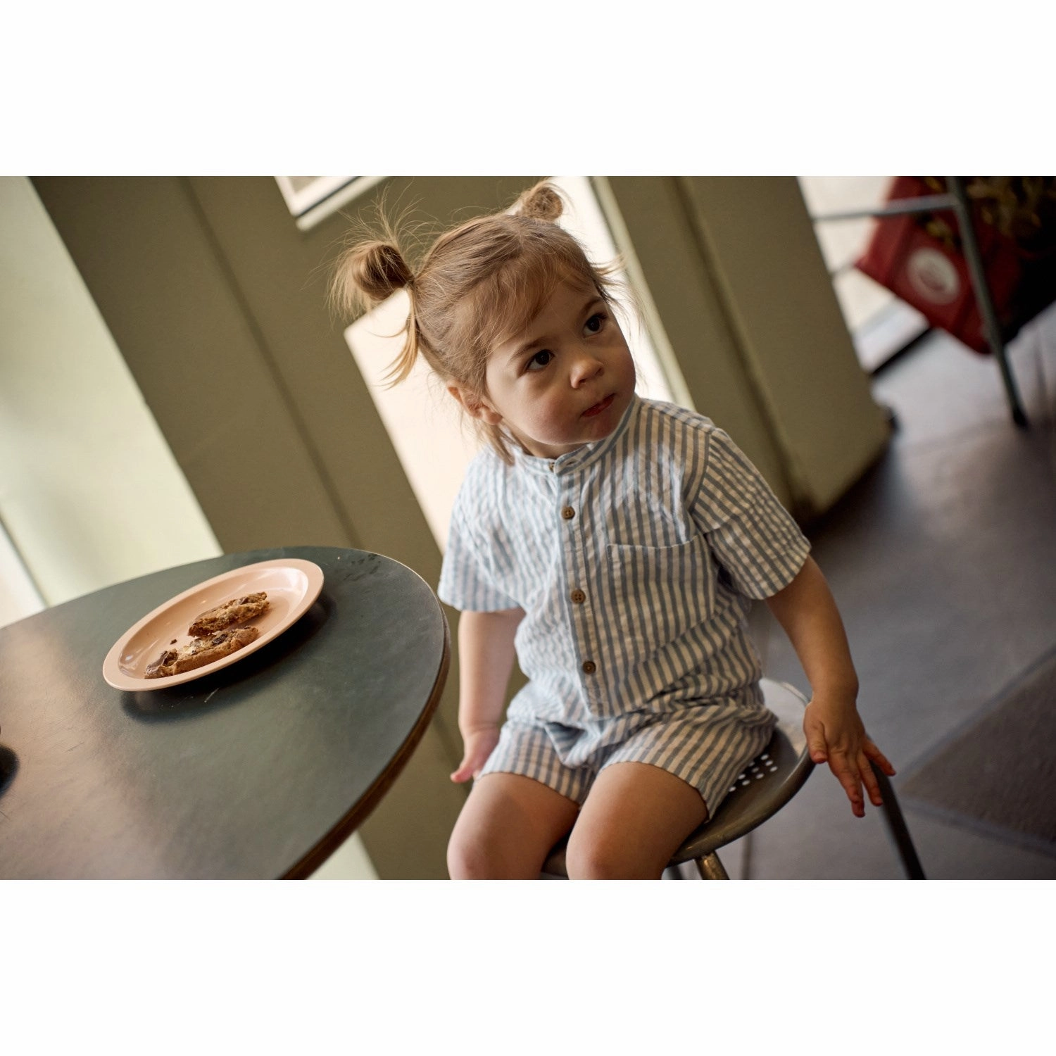 Essential Street Charming Youth THE NEW Siblings X Luksusbaby Blue Fog Striped Ojo Jumpsuit