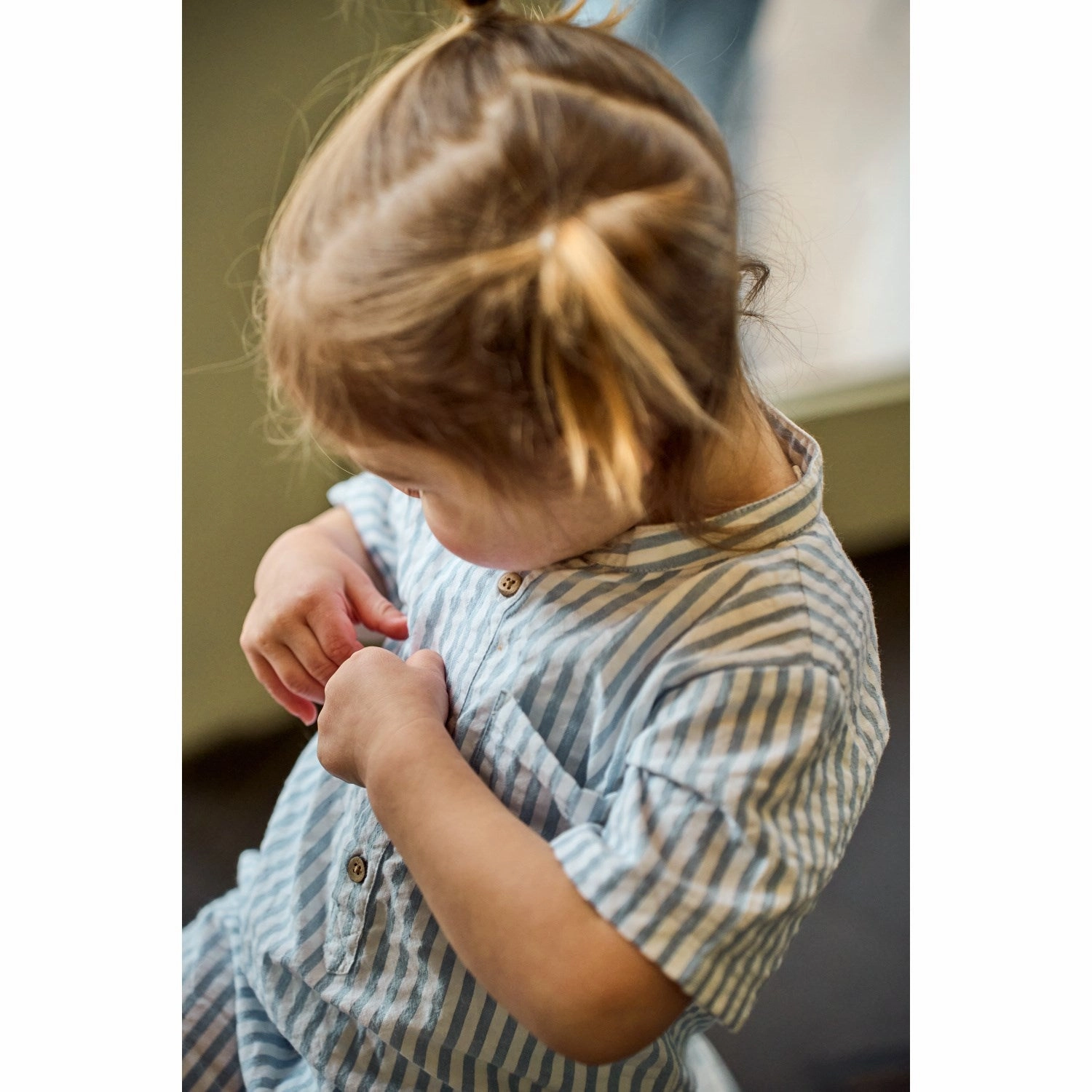 Loose Fancy THE NEW Siblings X Luksusbaby Blue Fog Striped Ojo Jumpsuit