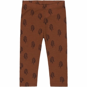 Soft Gallery Brown Patina Paula Tree Wool Leggings Soft Material Stylish Layer