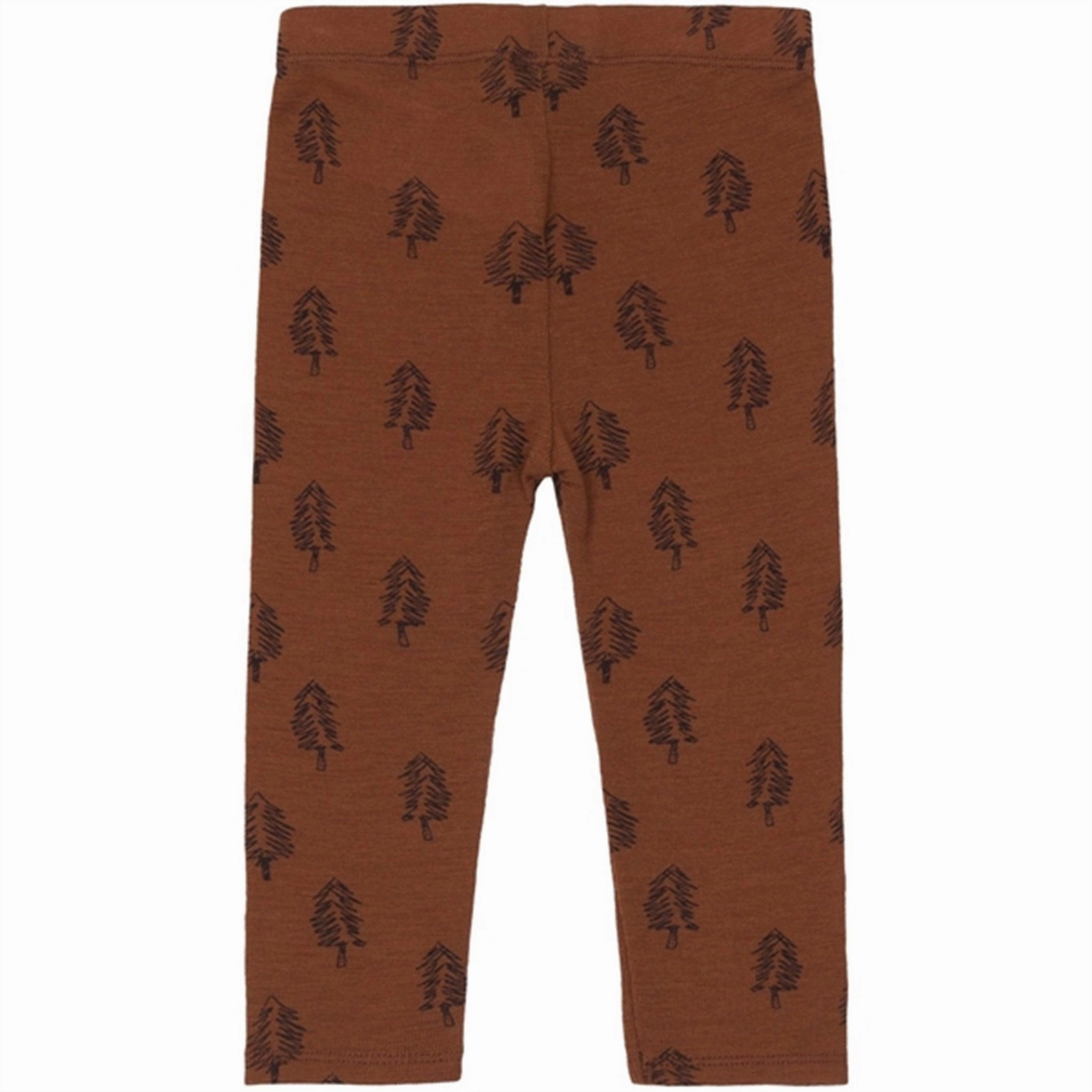 Non Slip Soft Gallery Brown Patina Paula Tree Wool Leggings