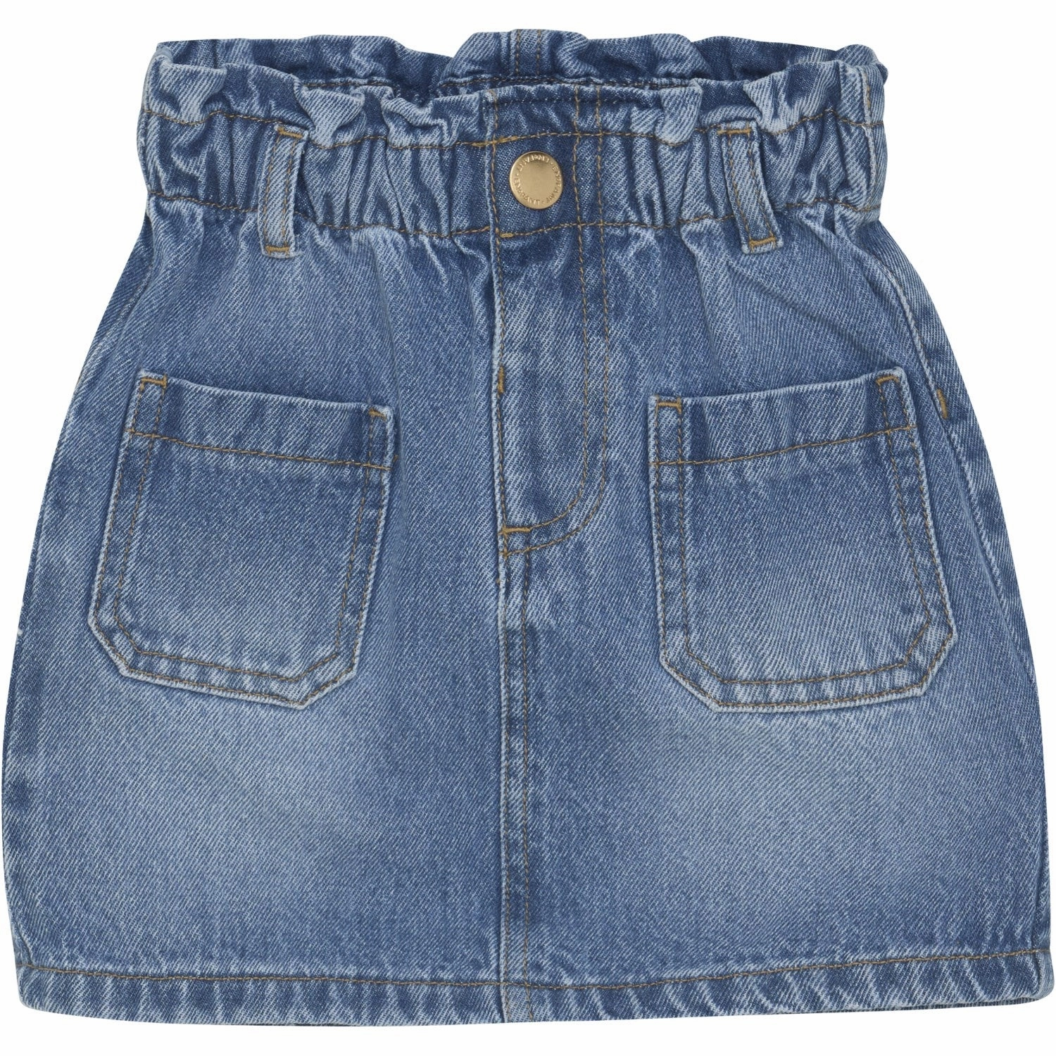 En Fant Light Denim Blue Skirt Denim Outdoor Outfit Daily Essential
