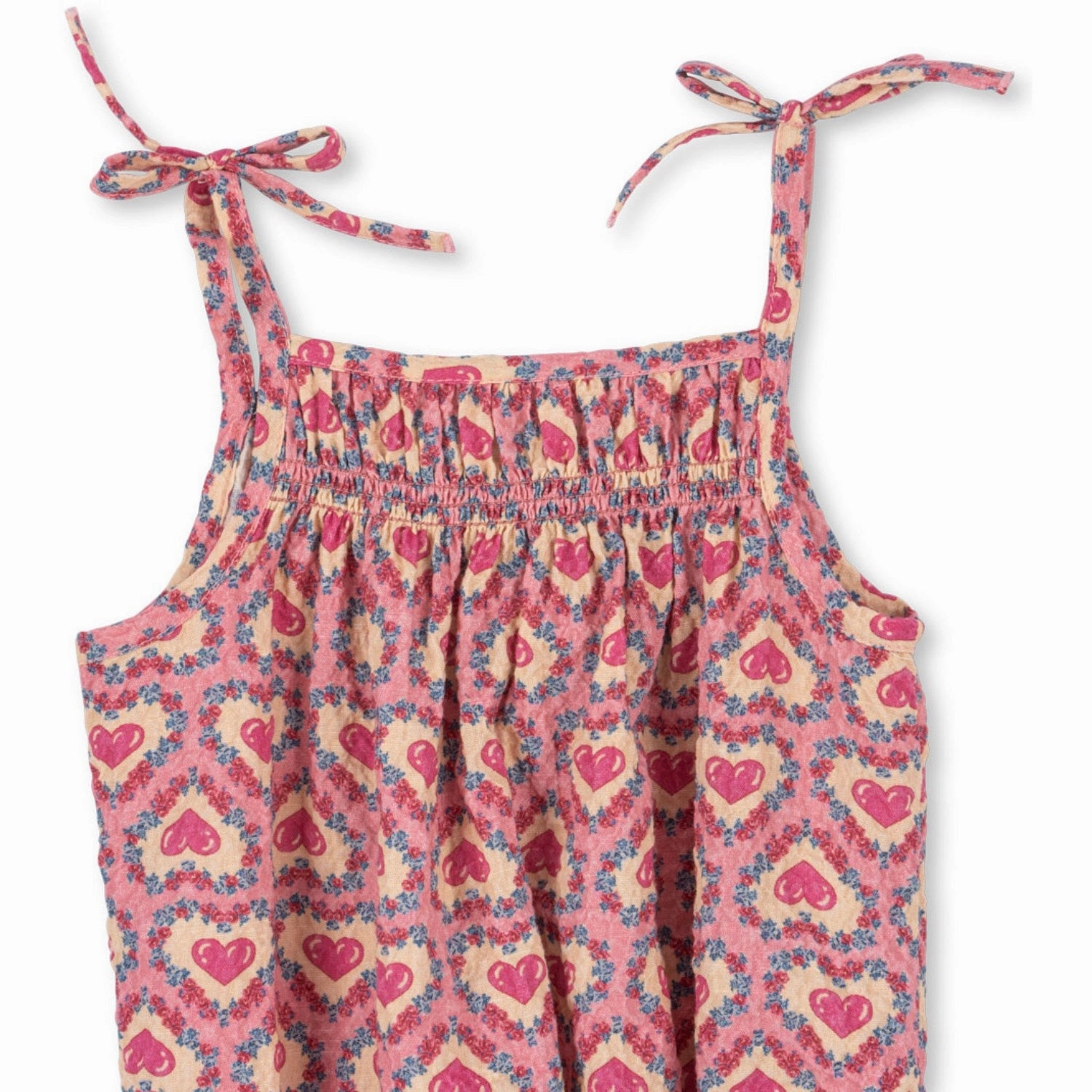 Konges Sl?jd Felice Rose Vivian Strap Romper Gots Luxury Music