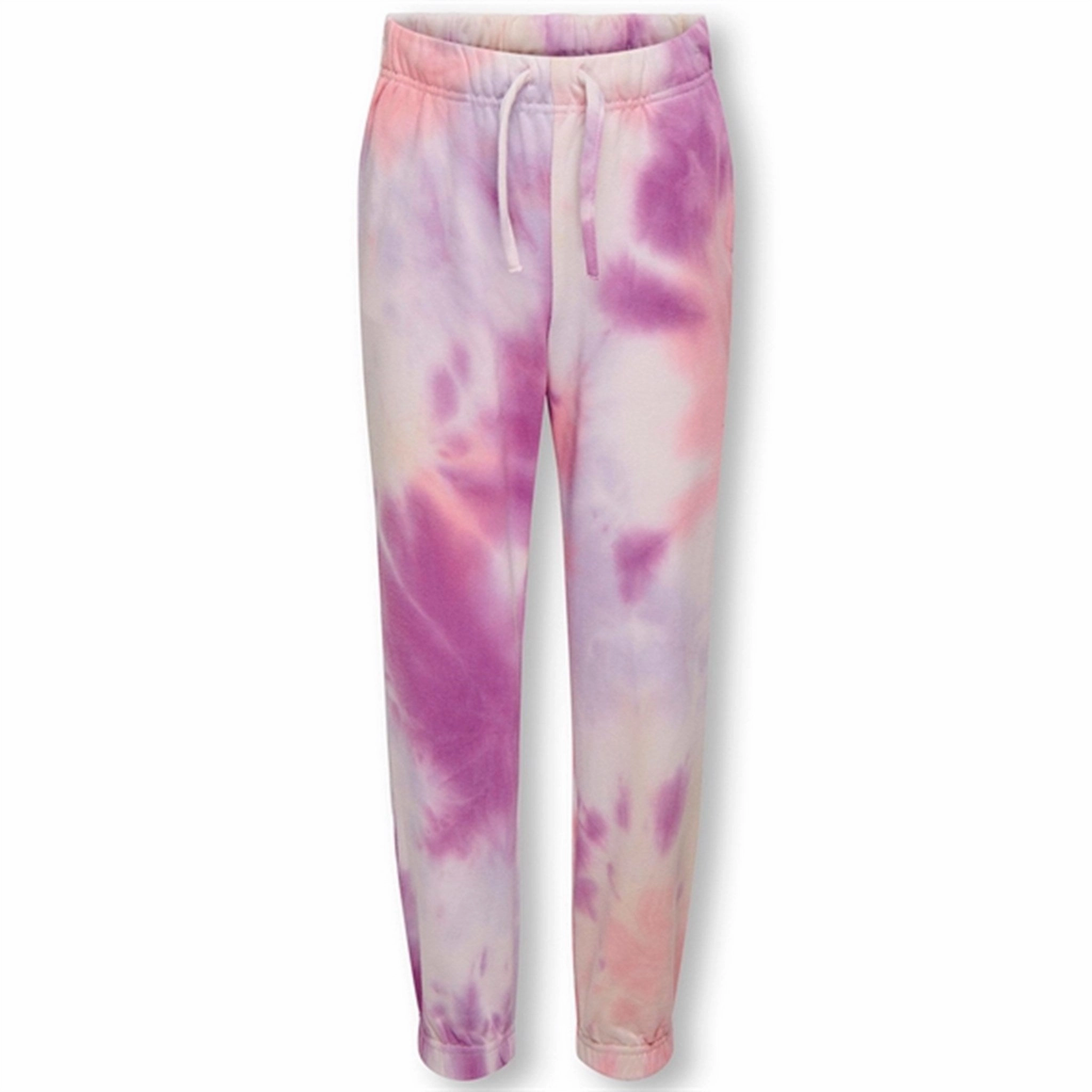 stretchy fabric Kids ONLY Purple Rose Never pull-up Tie Dye Sweatpants