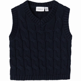 Name It Dark Sapphire Remon Knit Slipover without collars stale