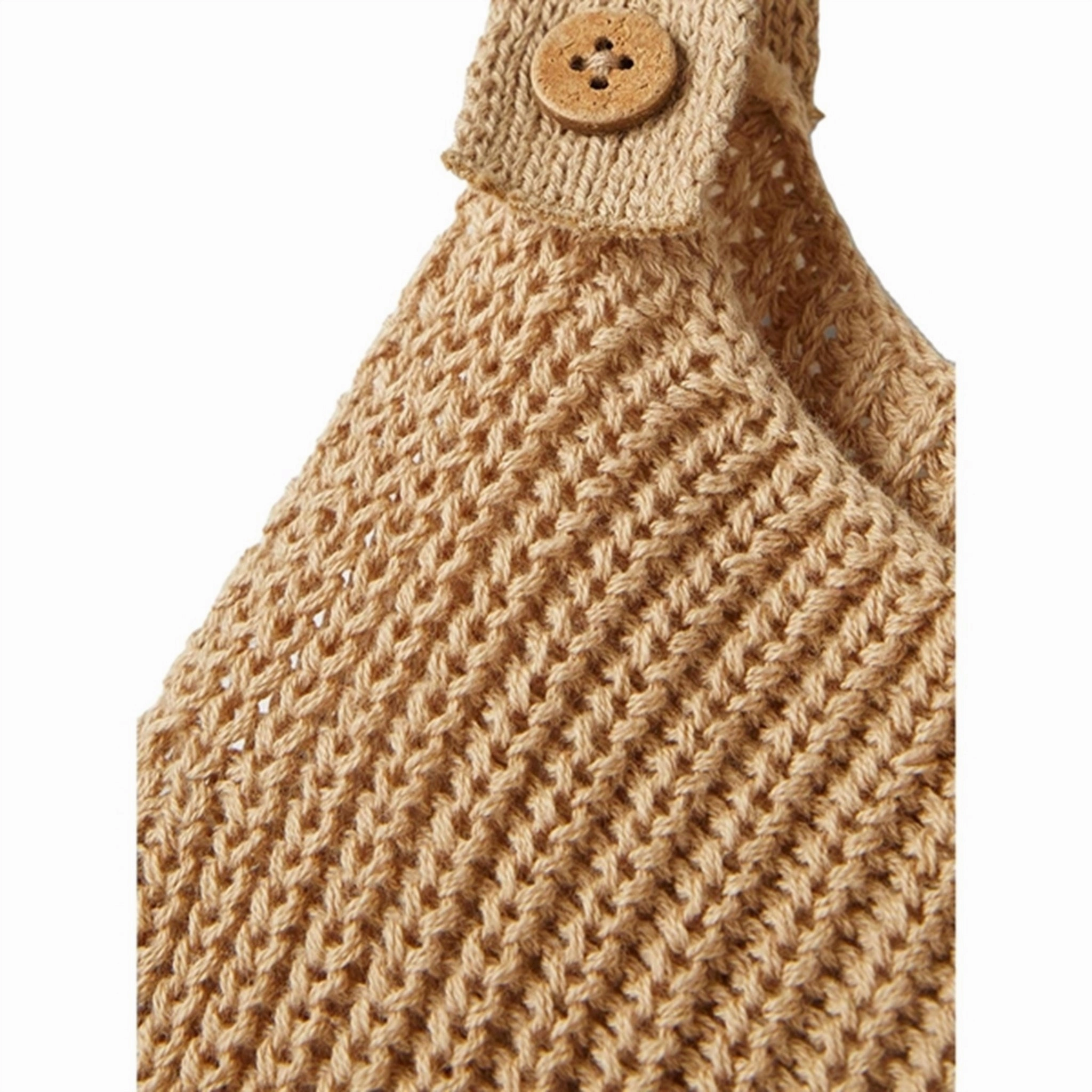 Lil' Atelier Curds & Whey Laguno Loose Knit Overall Stretchable Design