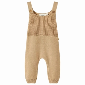 Lil' Atelier Curds & Whey Laguno Loose Knit Overall Tapered Leg Design