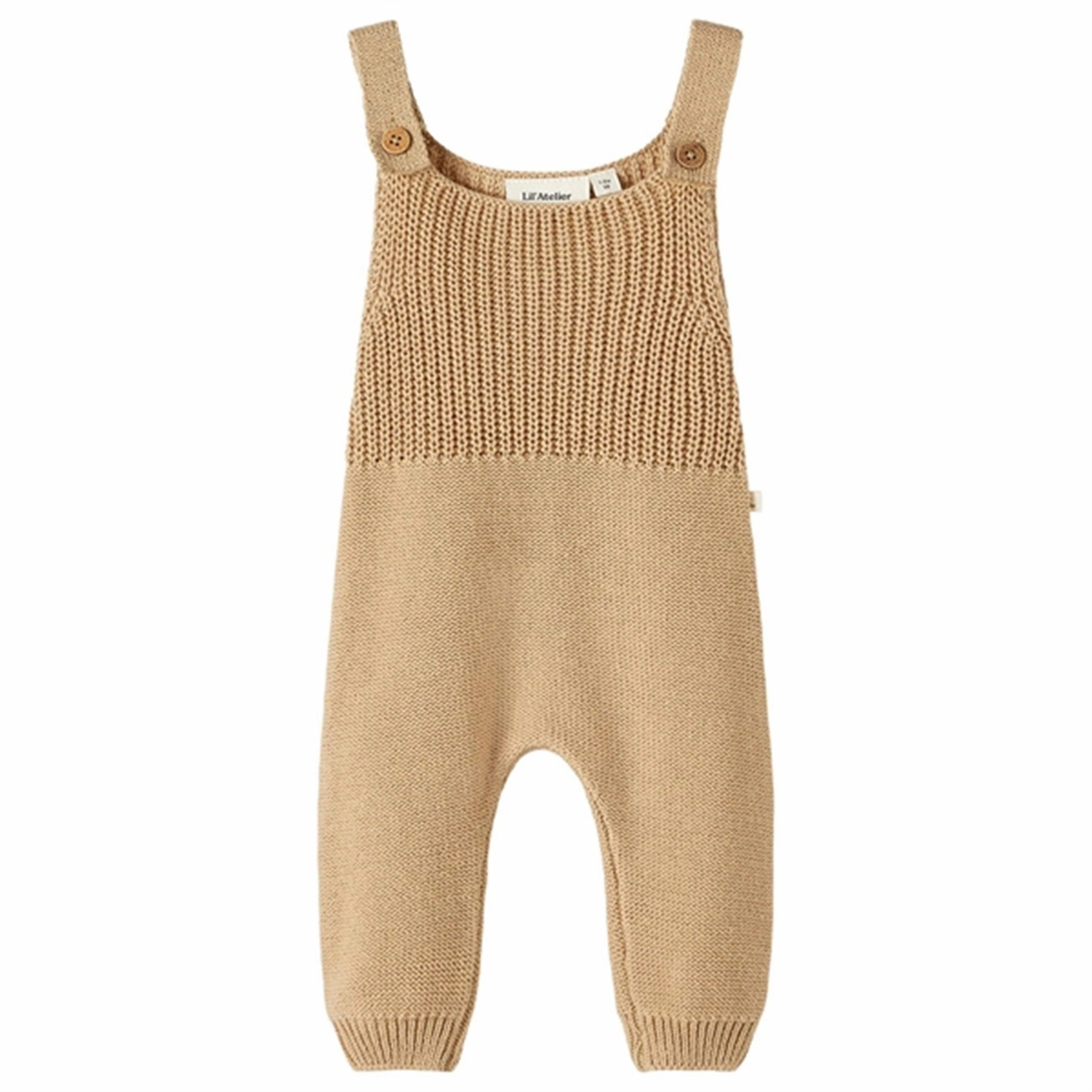 Lil' Atelier Curds & Whey Laguno Loose Knit Overall HeatRegulatingLining Non Restrictive Cut