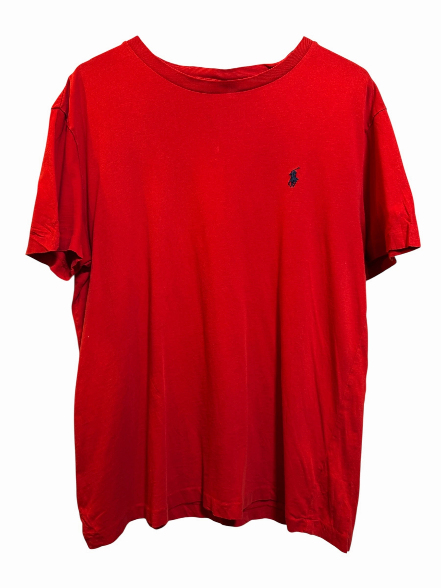 Polo Ralph Lauren Mens Red T Shirt (Size L) Basic Layering