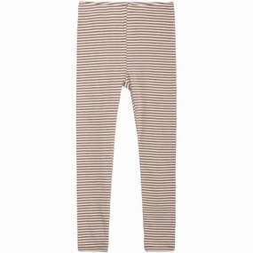 Compression Technology Seamless Pockets Serendipity Almond/Offwhite Leggings Stripe