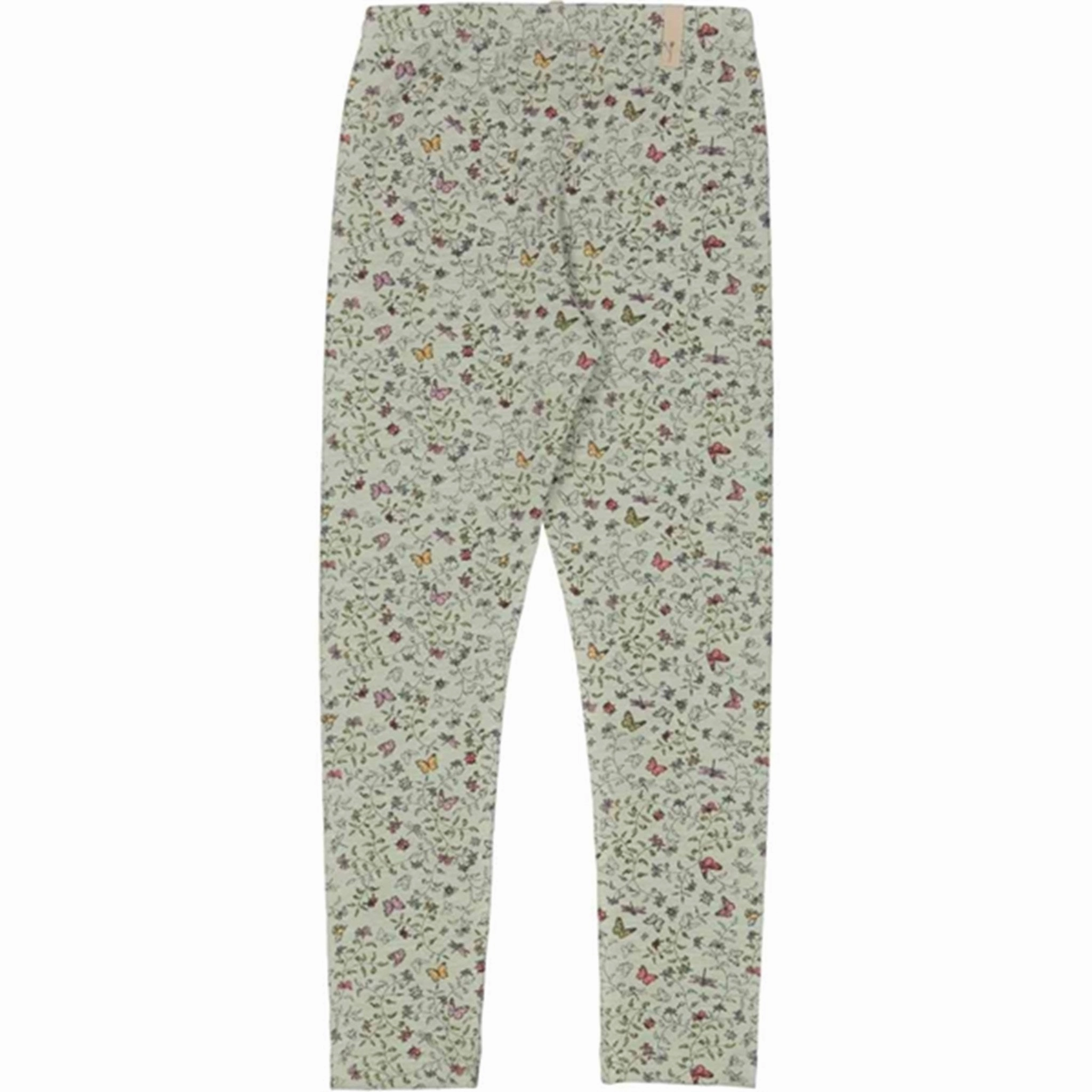 Breathable Fabric Maternity Wear Four Way Morning Jog Wheat Morning Mist Insects Jersey Leggings