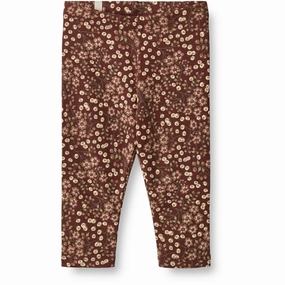 Breathable Waist Wheat Aubergine Berries Jersey Leggings Jules