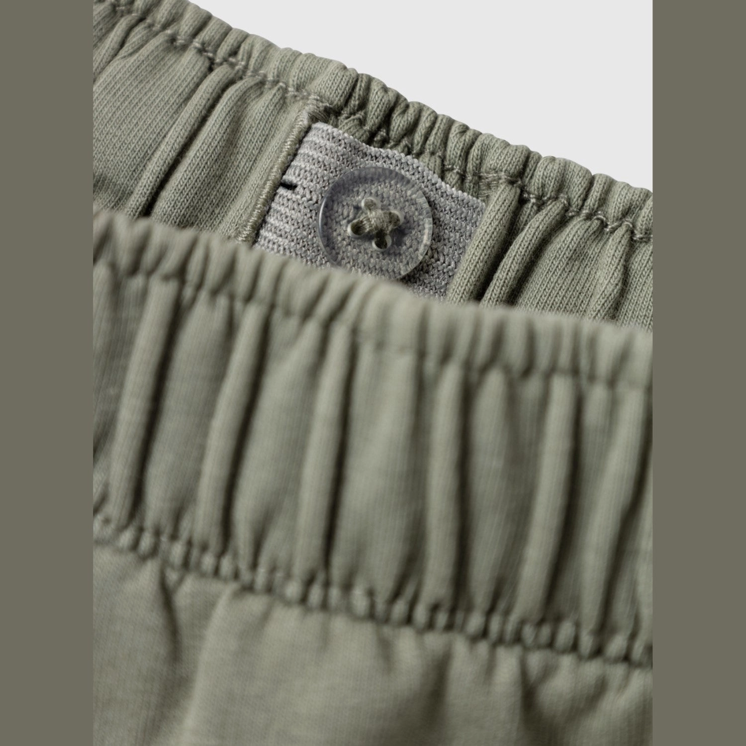 Zip-up front Lil'Atelier Seagrass Omads Sweatpants