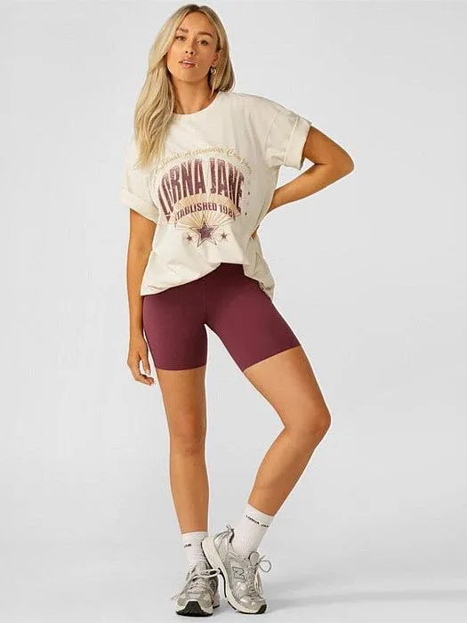 Geometric precision Cashmere combination Reach For The Stars Boyfriend Tee